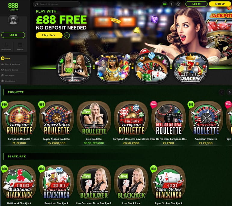 PayPal Deposits at 888 Casino